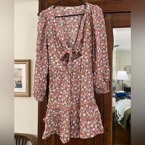 Billabong Floral Pink Dress